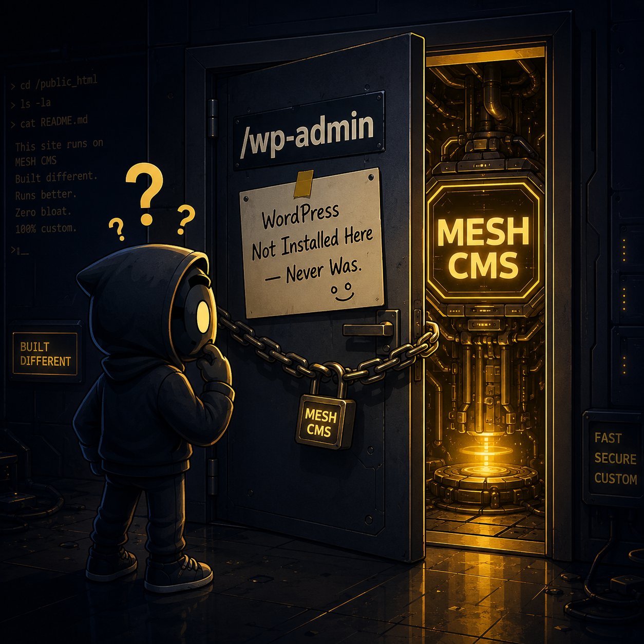 WordPress not found — MESH CMS